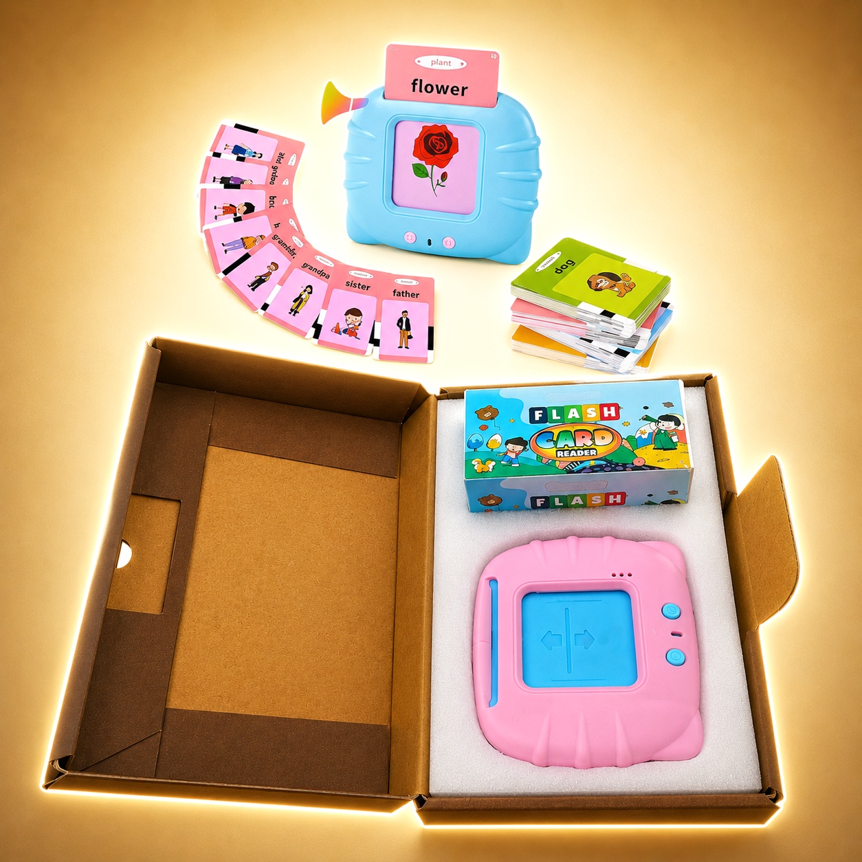 শিক্ষাকোষ Talking Flash Card Reader – 150 Cards | Kids Educational Learning Toy for Age 2+